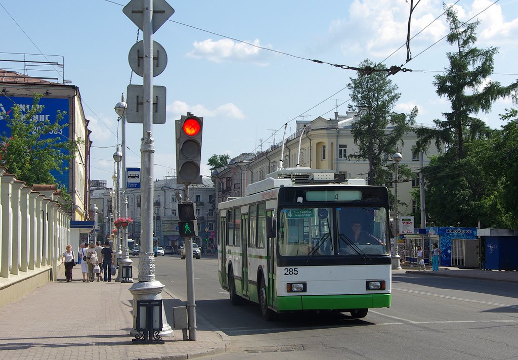 : Irkutsk trolleybus VMZ-5298.00 285