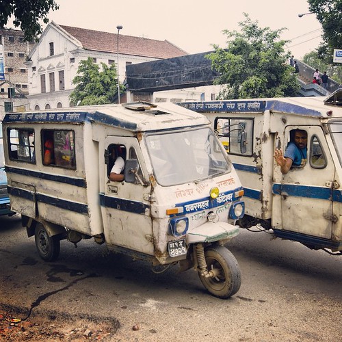   2009        ... #Travel #Memories #2009 #Kathmandu #Normal #Life #Street #Traffic #Auto #Rickshaw #Bus #Driver #PrayForNepal ©  Jude Lee