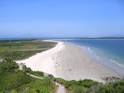 Una vista de Praia do Farol