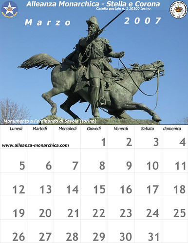 Calendario marzo  2007