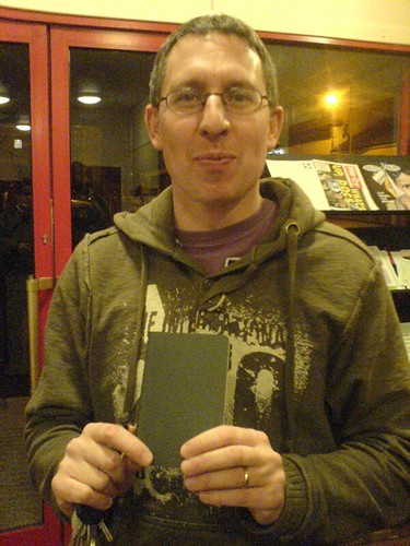 Kenny with his new cahier