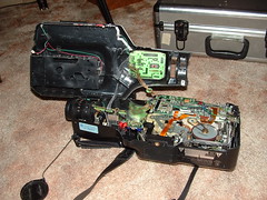 camcorder hackaday ge rippedapart