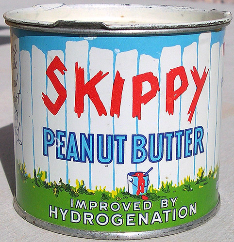 Skippy Peanut Butter Tin Can, 1930's