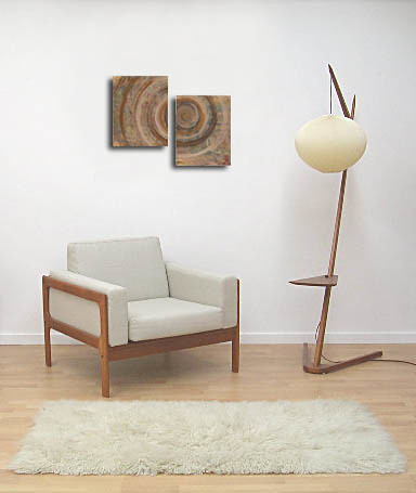 Vortex with Danish Modern Furniture Decorate Minimalist Interior