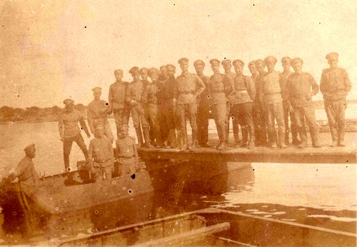 WWI Pontoon on the Volga River 1917 ©  Jens-Olaf