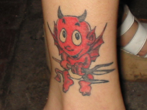 New_Tattoo _Cartoon_Girl_Devil