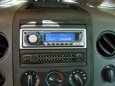 ford f150 red stx 2005 4x4 kenwood radio headunit