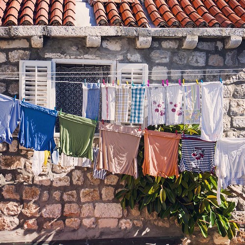 8      2013   #Travel #Memories #Throwback #2013 #Autumn #Dubrovnik #Croatia   #Old #Town #House #Ordinary #Life #Window #Laundry ©  Jude Lee