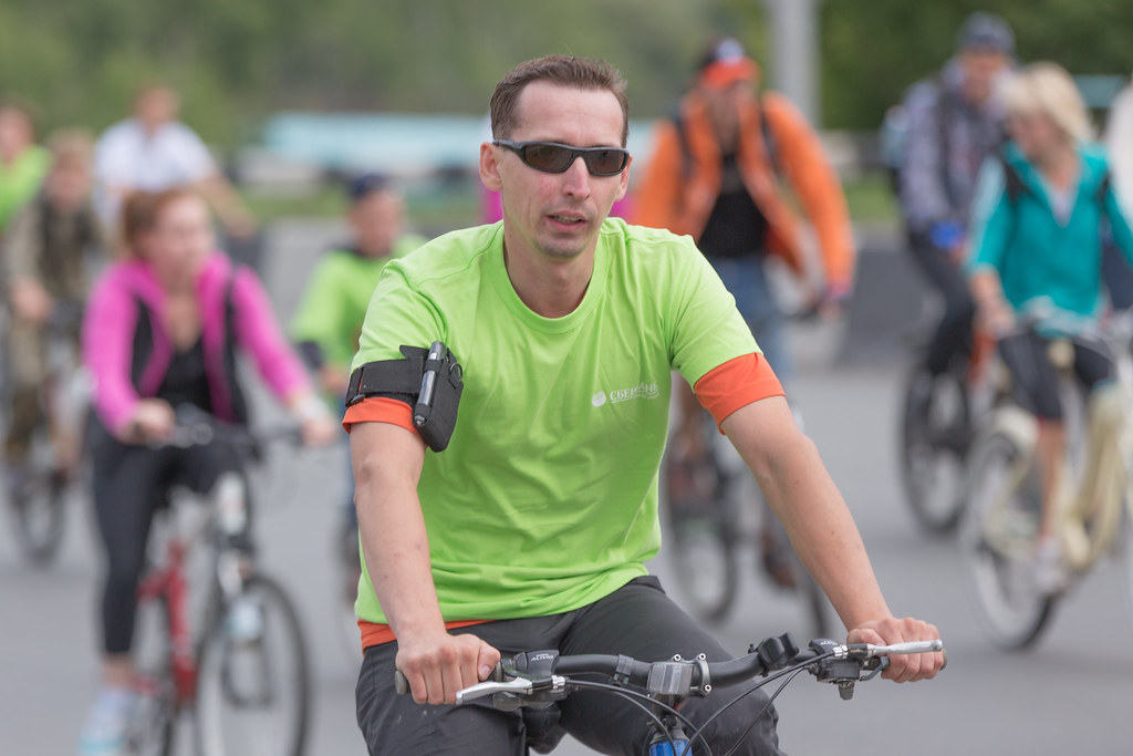 : bike ride in Novosibirsk, dedicated to the Russian Day of the athlete (17)