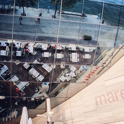 2012     #Travel #Memories #Throwback #2012 #Autumn #Barcelona #Spain      #Shopping #Mall #Glass #Ceiling #Cafe #Restaurant #Reflection Can u find me? ©  Jude Lee