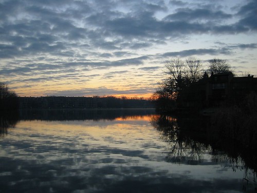 Winter sunrise over Thoreau - 2-21-06 3