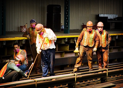 MTA track repairmen