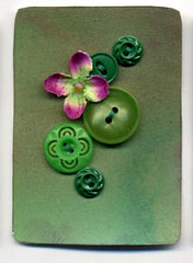 ACEO #116 in "Hand Dyed" Series by Amy Solovay~ SOLD