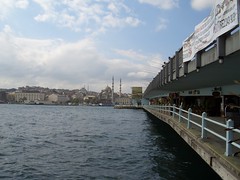 Galata Bridge in Istanbul.