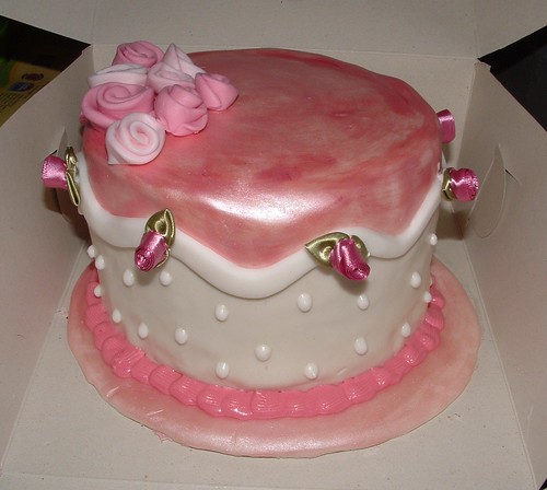 pink wedding anniversary cakes