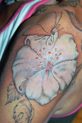 flower and butterfly Legominose Tags nina tattoo