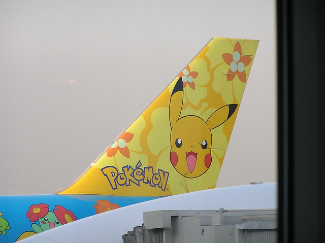 Avión Aerolínea ANA Pokémon Pikachu 12