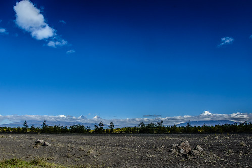 Volcanoes Under Blue Sky ©  kuhnmi