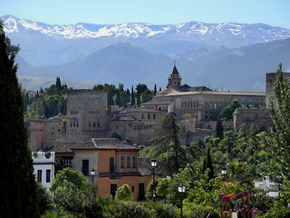Alhambra vue de l'extérieur