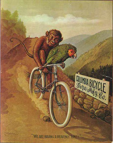 1895 Columbia Bicycle Ad by Edu-Tourist