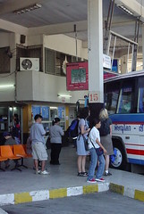 The bus station