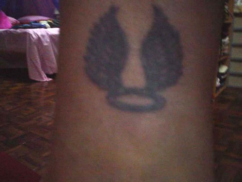  tattoo ..its angel wings na halo