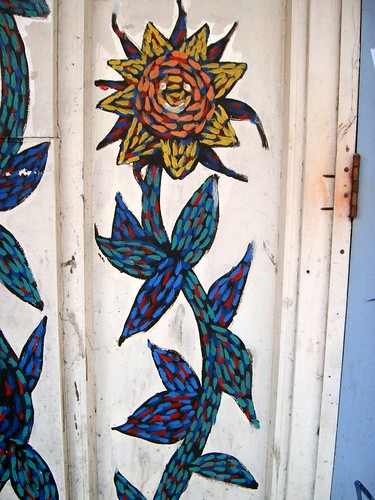 graffiti -- mosaic sunflower