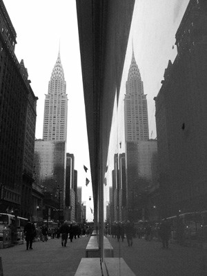 newyork new york city chrysler building reflection topv111