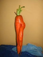 Unusual-shaped vegetable by florriebassingbourn