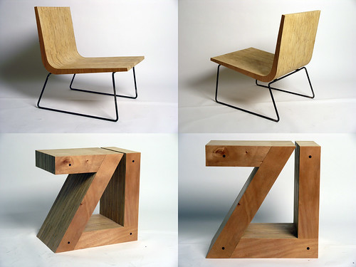 Modern furniture made in University of Waterloo's Architecture