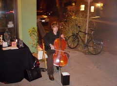 The Cellist, Arts on Alberta Ave., Portland, Oregon