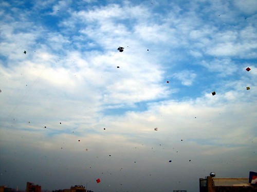 Kites In The Sky. Kites in the sky: