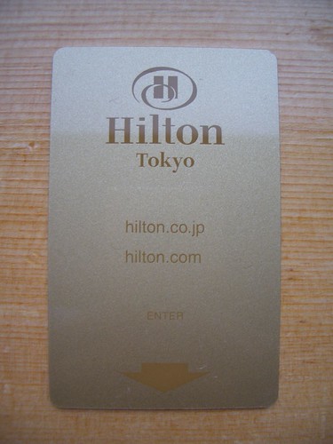 Room Key Card @ Hilton Tokyo from Flickr
