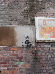 Rat with jukebox, Banksy, Seel Street, Liverpool