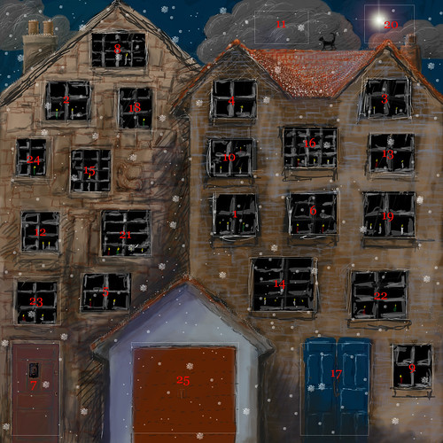 the completed advent calendar