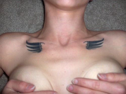 Green vegetation sleeve tattoo wing tattoos on chest