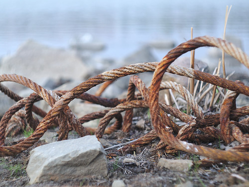 Rusty cable ©  Mikhail Kryshen