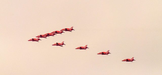 Flypast, flying past