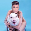 ustin Bieber Is Naked and Hugging a Pig Thanks to MILEY CYRUS Funny Instagram Meme!