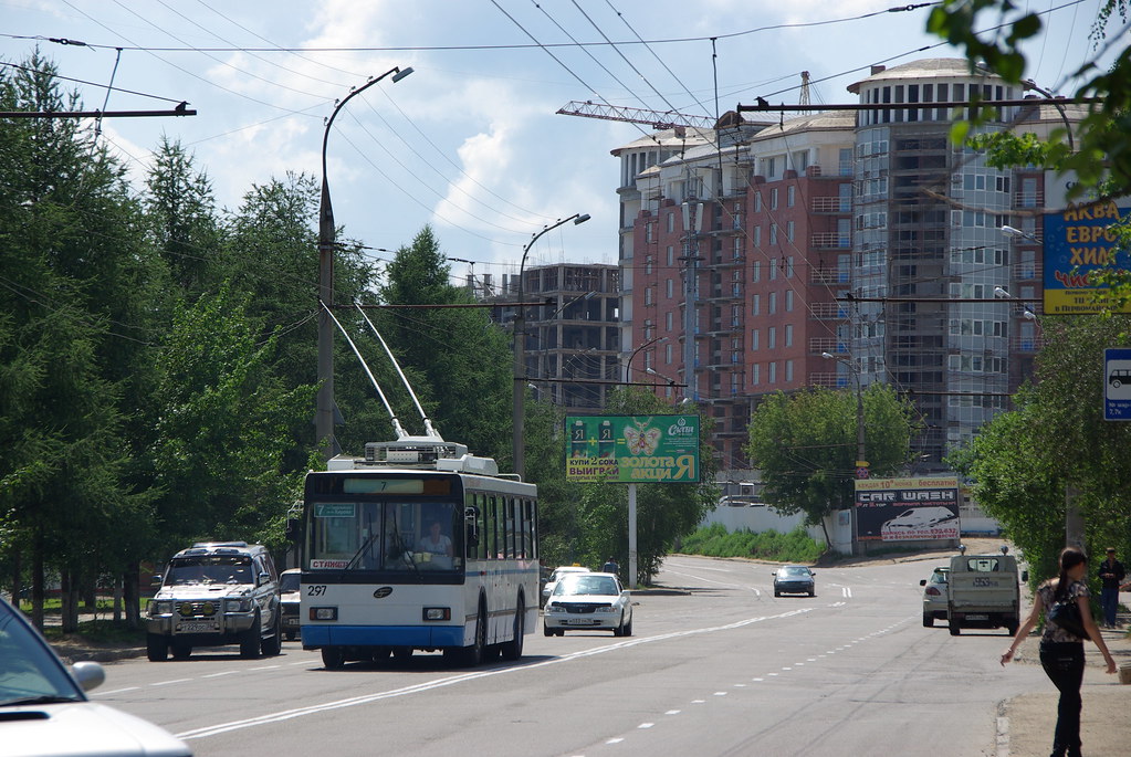 : Irkutsk trolleybus VMZ-5298.00 297