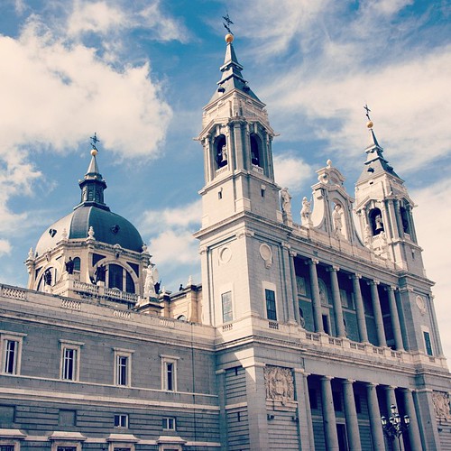 2012     #Travel #Memories #Throwback #2012 #Autumn #Madrid #Spain ... ... #Cathedral #Church #Sky #Cloud ©  Jude Lee
