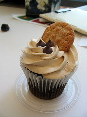 peanut butter chocolate cupcake from Grand Cen...