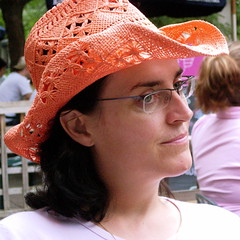 Nora Young and her fab hat at Flickr.com