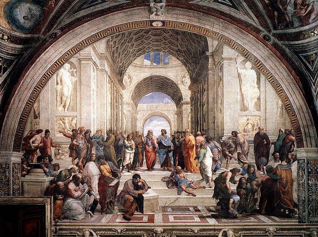 Raphael, School of Athens, 1509-1511, Vatican City, Rome, Italy