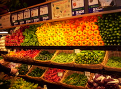 Peppers in the Produce Department, Whole Foods on Union Square