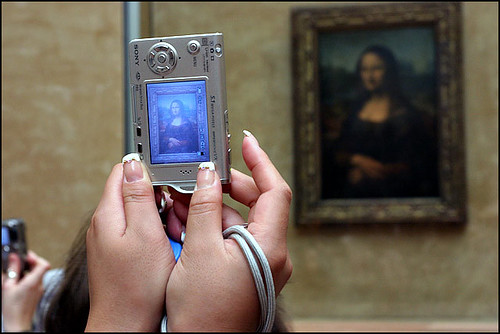 Mona Lisa in The Louvre - Paris