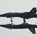 The U.S. Navy Blue Angels, perform the “Fortus Maneuver”