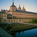 Reflejo, detalle de la Fachada Sur, Monasterio de San Lorenzo de El Escorial, Madrid, España