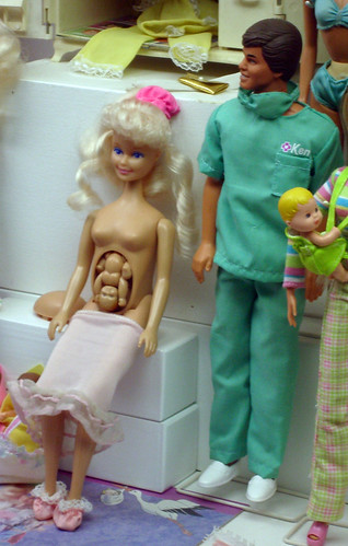 pregnant barbie doll. C-Section Barbie?
