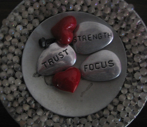 stones talk: trust, strength, focus